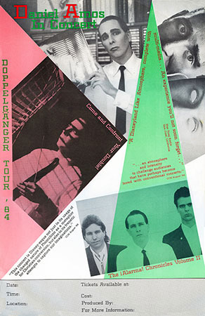 Daniel Amos 1984 Doppelganger Tour Poster