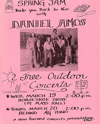 Daniel Amos concert ticket 1980